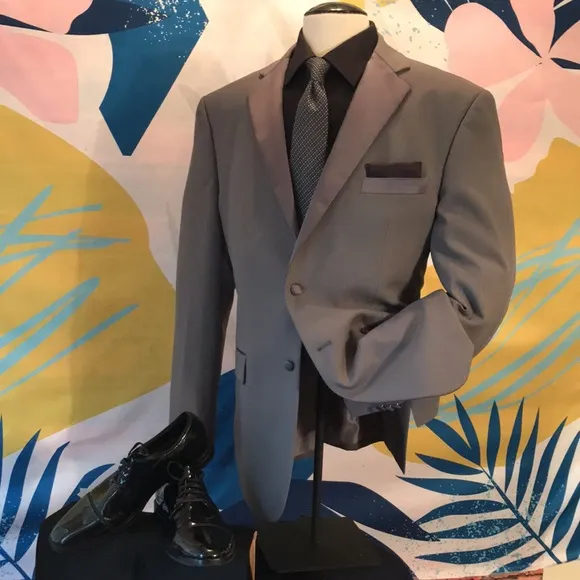 Lucci gray Tuxedo Coat