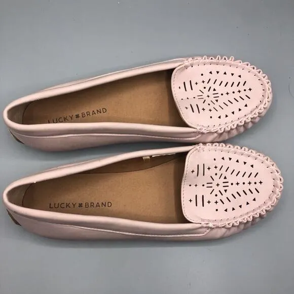 Lucky Brand Shoes Womens 10 Lp-Ajaia Slip On Loafer Pink Comfort Round Toe