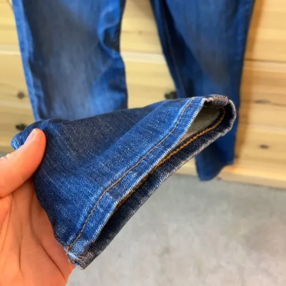 Madewell 9&quot; High-Rise Skinny Jeans in Bonita Wash Side-Slit Edition Size 25