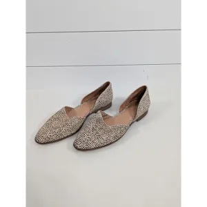 Madewell Womens Marisa d'Orsay Flat in Spotted Calf Hair sz 10 Animal Print Sexy