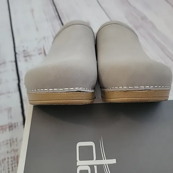 Madewell x Dansko Brenna Clogs Grey Slip On Shoes Size 38 EUR NO769 NEW NIB