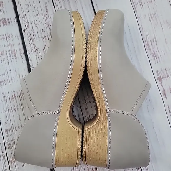 Madewell x Dansko Brenna Clogs Grey Slip On Shoes Size 38 EUR NO769 NEW NIB