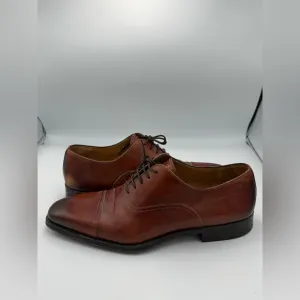 Magnanni Lucas Leather Oxford Cognac Brown Size 13 M 21019 no box