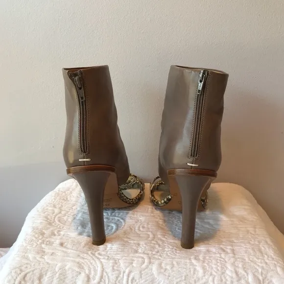 MAISON MARTIN MARGIELA Python Ankle Sandal Bootie
