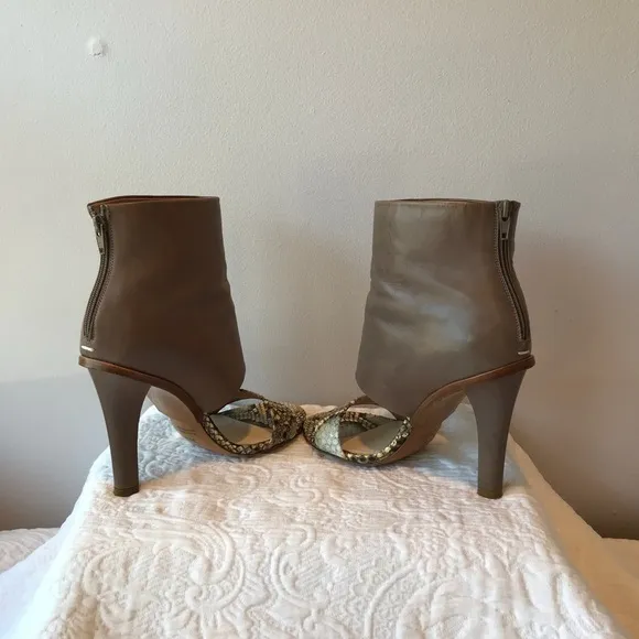 MAISON MARTIN MARGIELA Python Ankle Sandal Bootie