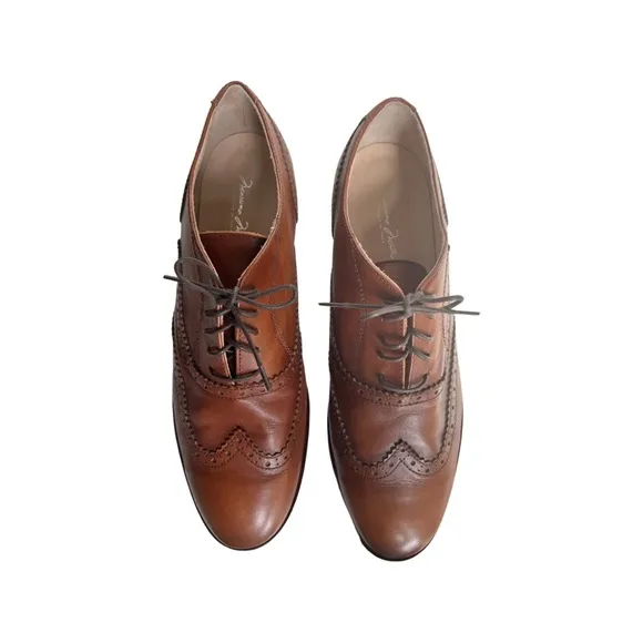 Massimo Matteo Leather Shoes. Wingtip, Made in Italy, size 11, EUC