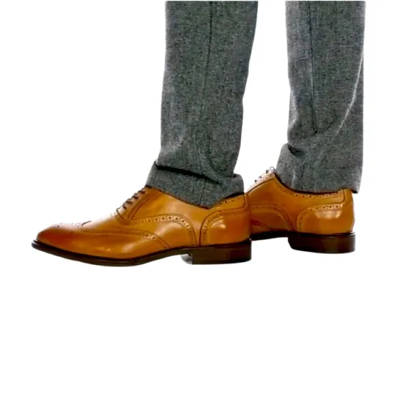 Massimo Matteo Leather Shoes. Wingtip, Made in Italy, size 11, EUC