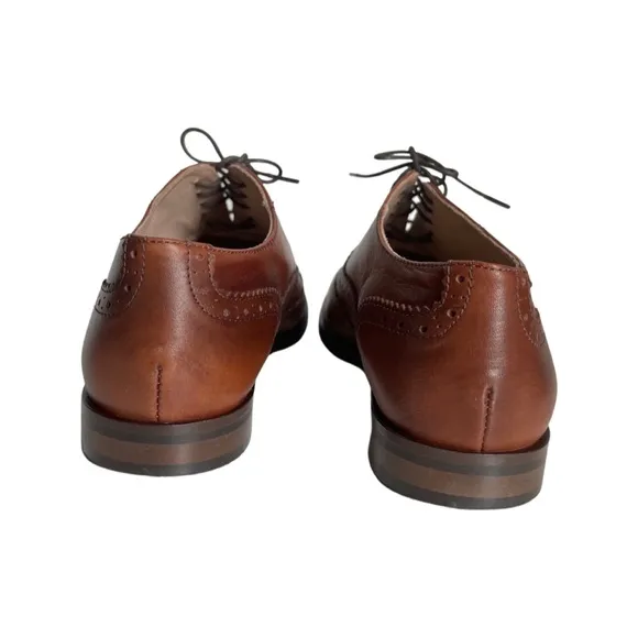 Massimo Matteo Leather Shoes. Wingtip, Made in Italy, size 11, EUC