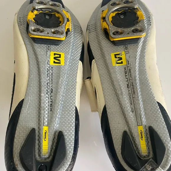 Mavic Black and White Cycling Shoes 10-5