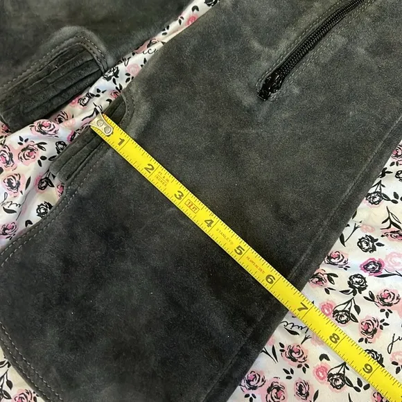 Max Mara Gray Suede Knee High Boots