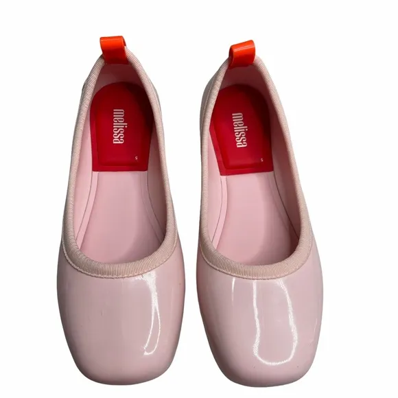Melissa Flat Shoes Patent Leather Size 6