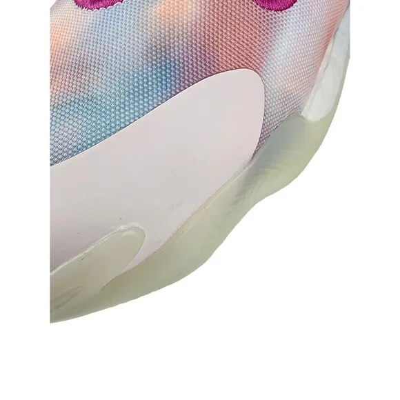 Mens 11 - Adidas Boost BYW Select Basketball Shoes Solar Pink Blue Multi-Color