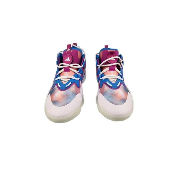 Mens 11 - Adidas Boost BYW Select Basketball Shoes Solar Pink Blue Multi-Color