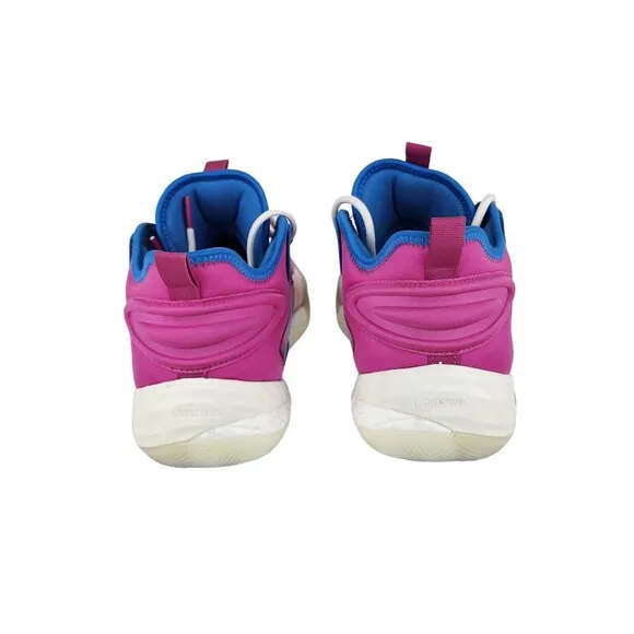 Mens 11 - Adidas Boost BYW Select Basketball Shoes Solar Pink Blue Multi-Color