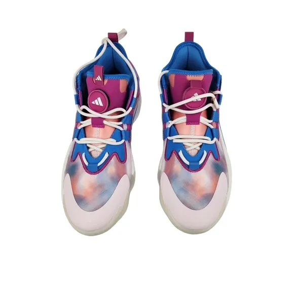 Mens 11 - Adidas Boost BYW Select Basketball Shoes Solar Pink Blue Multi-Color