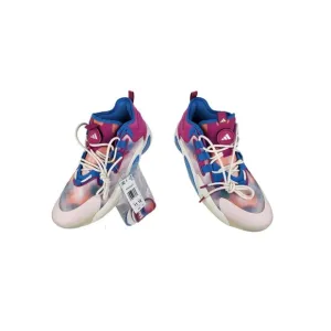 Mens 11 - Adidas Boost BYW Select Basketball Shoes Solar Pink Blue Multi-Color