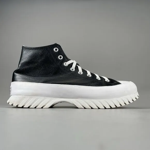 Men’s 11.5 Women’s 13.5 Converse Chuck Taylor All Star Lugged 2.0 Black Sneakers