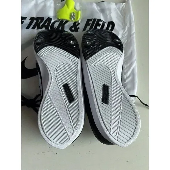 Men's 8.5 Nike Zoom Rival Track &amp; Field Distance Spikes Black Silver DC8725-001