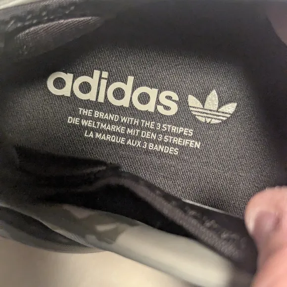 Men's Adidas Adifoam Q Lifestyle Shoes, Olive &amp; Gray Size