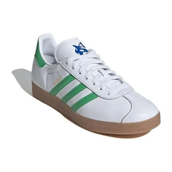 Men's Adidas Gazelle Seattle Sounders Low Casual Shoes White IG6434 Size 13