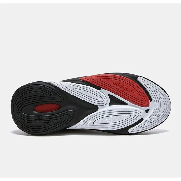 MEN'S Adidas Ozelia Scarlet Silver Metallic Shoes GX3667