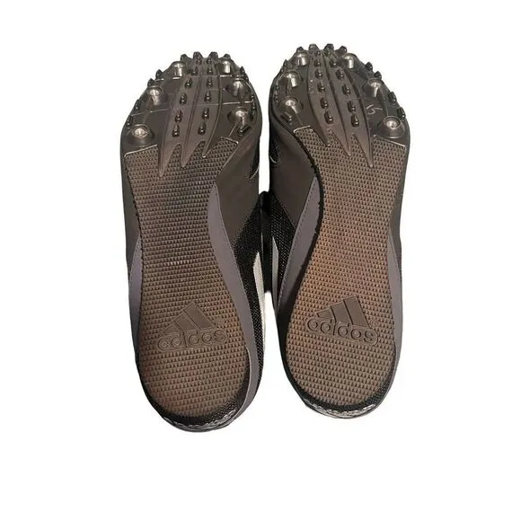 Men's Adidas Spike Track &amp; Field Shoes Black Netted Mens Size 11 US