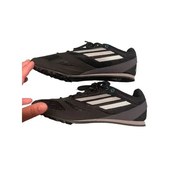 Men's Adidas Spike Track &amp; Field Shoes Black Netted Mens Size 11 US