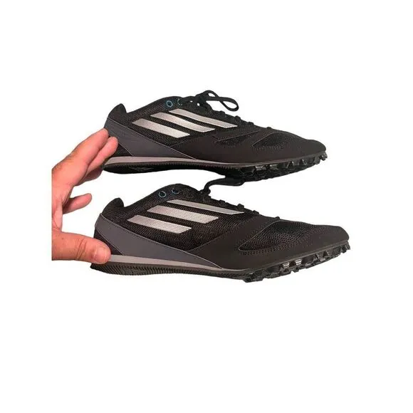 Men's Adidas Spike Track &amp; Field Shoes Black Netted Mens Size 11 US