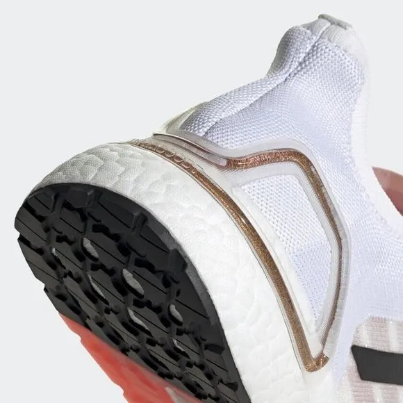 MEN'S Adidas UltraBoost Summer.Rdy Running Shoes White Signal Pink FW9771