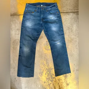 Mens Adriano Goldschmied AG &quot;Tellis&quot; Slim Straight Jeans 35x33