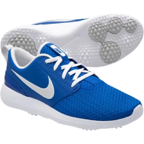 Mens Blue Nike Rosche Golf Shoes