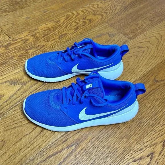 Mens Blue Nike Rosche Golf Shoes