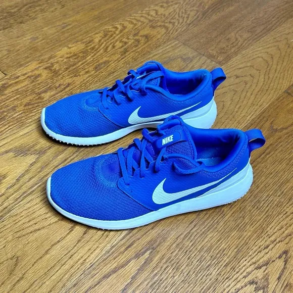 Mens Blue Nike Rosche Golf Shoes