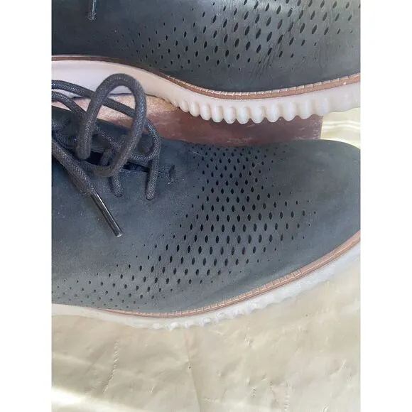 Men's Cole Haan 2.Zerogrand Black #C23807- Size 11- Lace Up Oxford Shoes‎