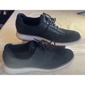 Men's Cole Haan 2.Zerogrand Black #C23807- Size 11- Lace Up Oxford Shoes‎
