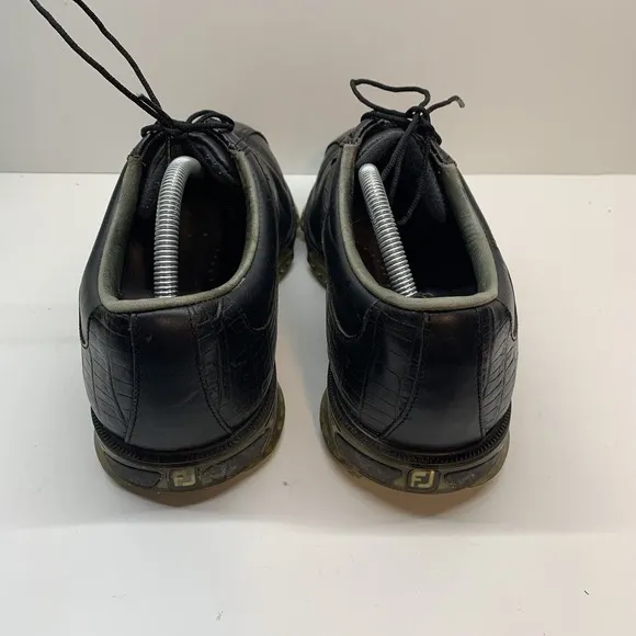 Men's FOOTJOY FJ DryJoys TOUR Golf Shoes Size 10.5 XW 53652 Black