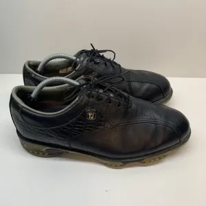 Men's FOOTJOY FJ DryJoys TOUR Golf Shoes Size 10.5 XW 53652 Black