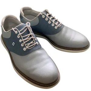Men's FootJoy Traditions Golf Shoes in Blue/Gray Size 10.5