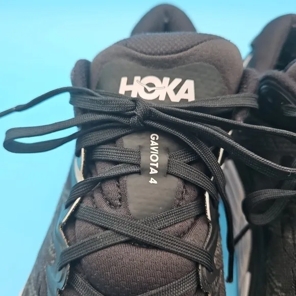 Men's Hoka One One Gaviota 4 Running Shoes Size 12.5 Black/White