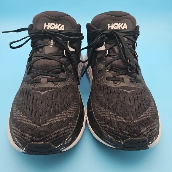 Men's Hoka One One Gaviota 4 Running Shoes Size 12.5 Black/White