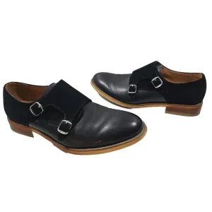 Men's La Milano Navy Leather Dress Shoes Patina Collection Size 11.5