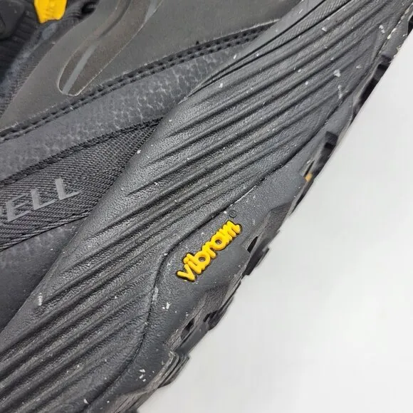 Men’s Merrell Shoes Embark Lace‎ Shield TRIPLE BLACK Toggle Laces 13W J004325W