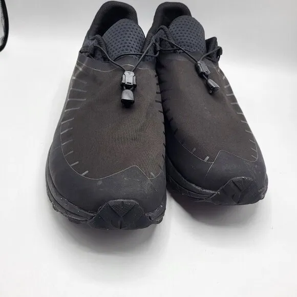 Men’s Merrell Shoes Embark Lace‎ Shield TRIPLE BLACK Toggle Laces 13W J004325W