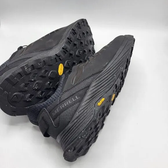 Men’s Merrell Shoes Embark Lace‎ Shield TRIPLE BLACK Toggle Laces 13W J004325W