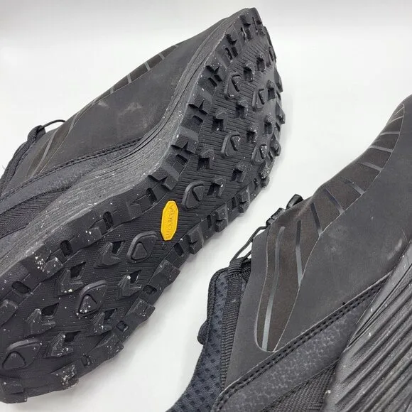 Men’s Merrell Shoes Embark Lace‎ Shield TRIPLE BLACK Toggle Laces 13W J004325W