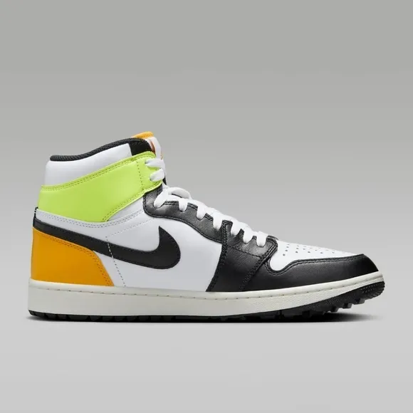 Men's Nike Air Jordan 1 High 'Volt Gold' Golf Shoes