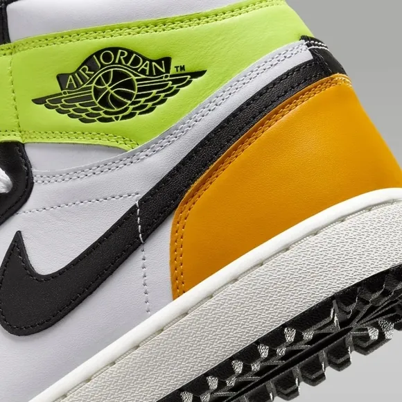 Men's Nike Air Jordan 1 High 'Volt Gold' Golf Shoes