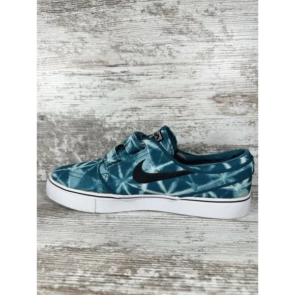 Mens Nike SB Zoom Stefan Janoski AC Tie-Dye Teal Blue Skate Shoes Sz 9 Athletic
