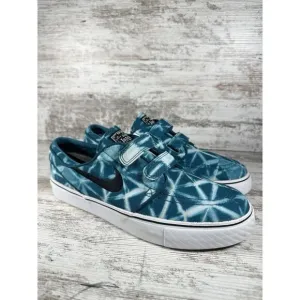 Mens Nike SB Zoom Stefan Janoski AC Tie-Dye Teal Blue Skate Shoes Sz 9 Athletic
