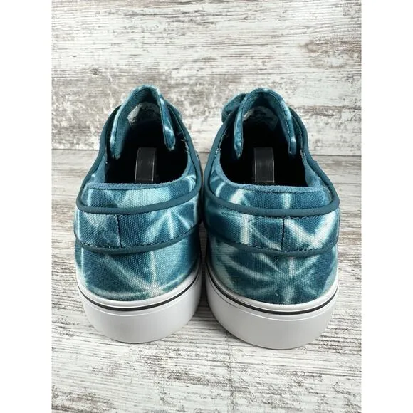 Mens Nike SB Zoom Stefan Janoski AC Tie-Dye Teal Blue Skate Shoes Sz 9 Athletic